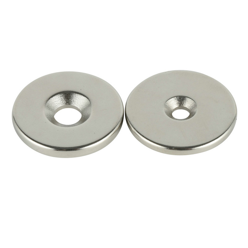 Neodymium Magnet Disc cu Countersk Hole